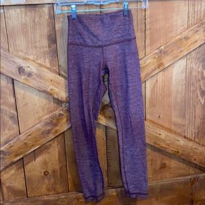 Maroon LuLu Lemon leggings